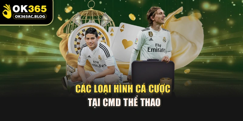 Các loại hình cá cược tại CMD thể thao