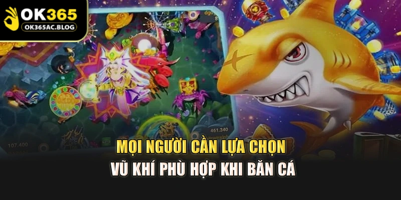 Mọi người cần lựa chọn cần và lưỡi phù hợp khi chơi